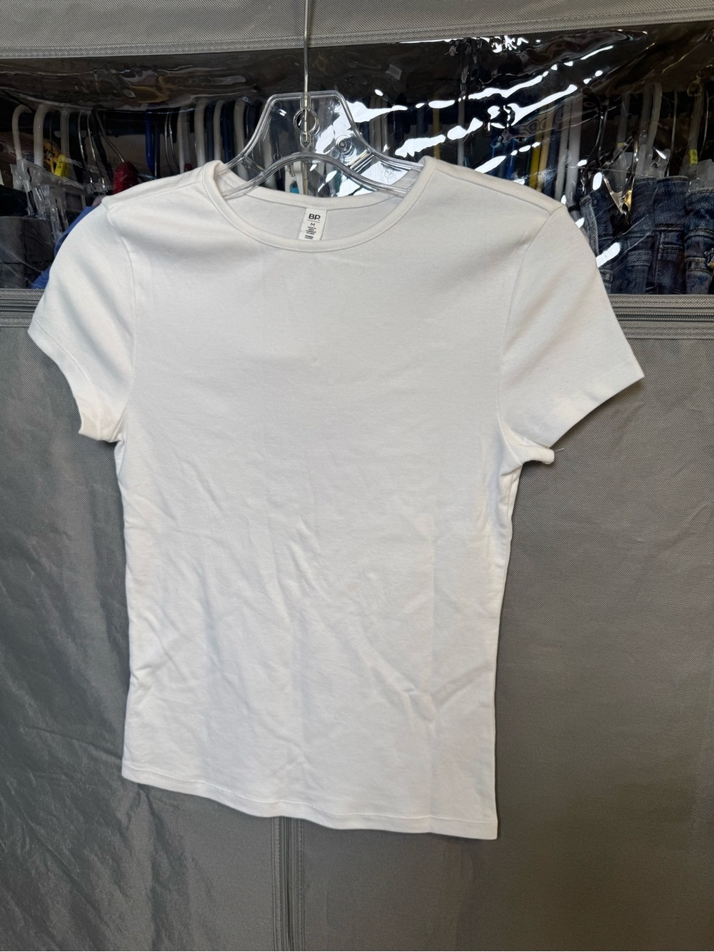 NWOT BP Classic White Crewneck Tee- Size Medium